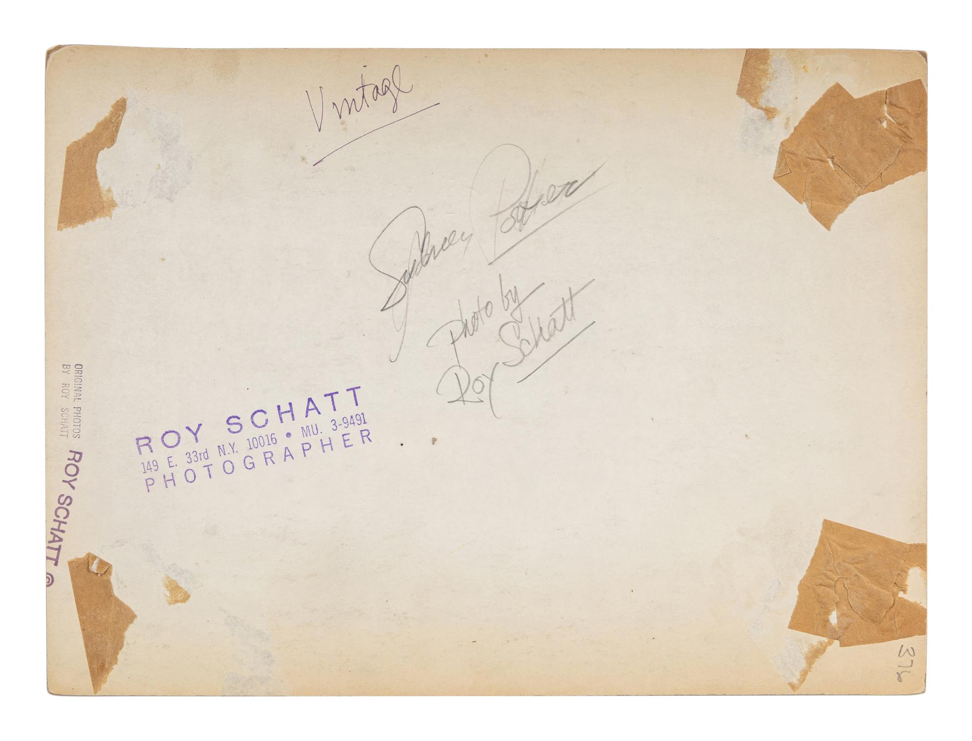 Roy Schatt (1909-2002) Sidney Poitier, 1957