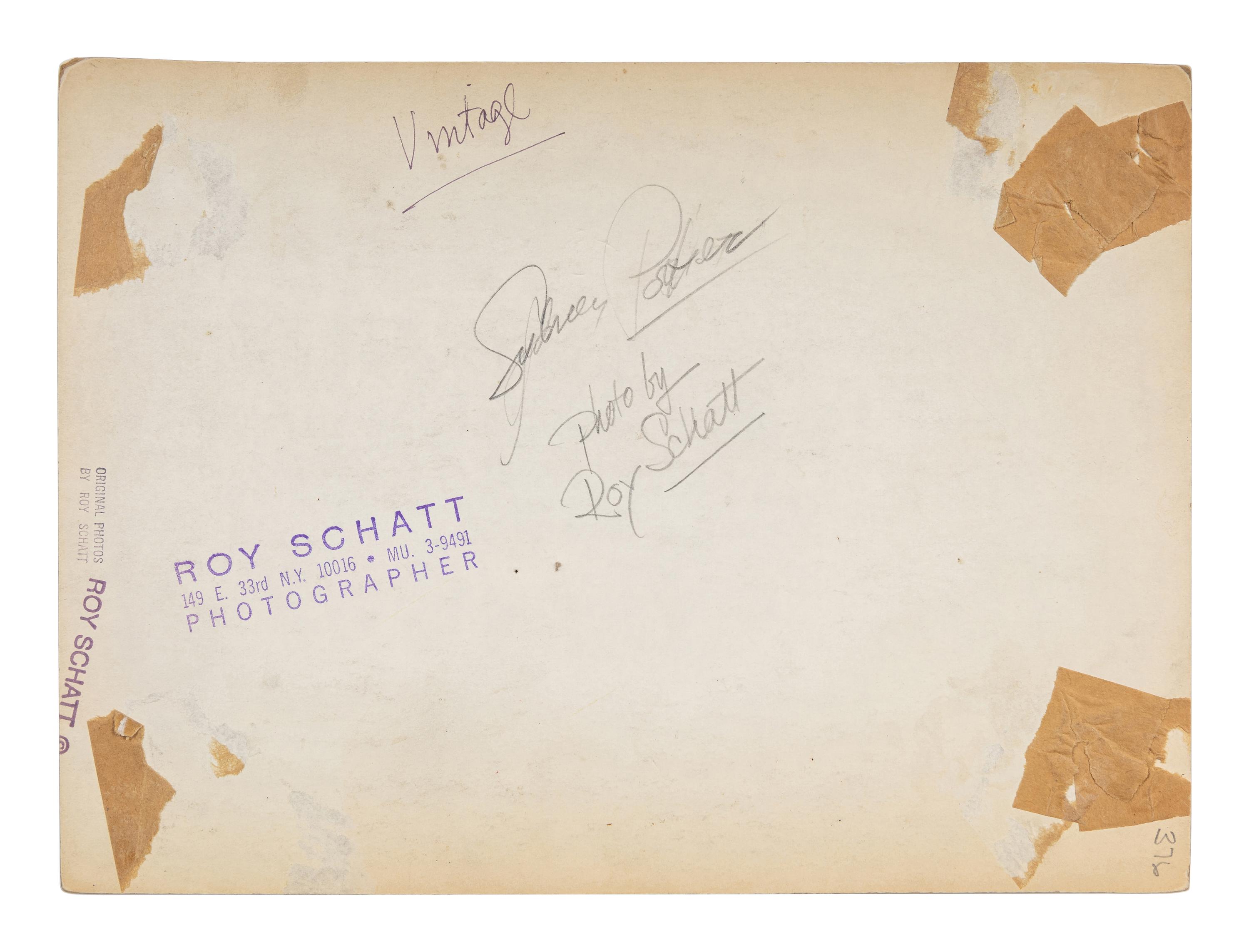 Roy Schatt (1909-2002) Sidney Poitier, 1957