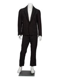 Ann Demeulemeester, Black Jacquard Suit