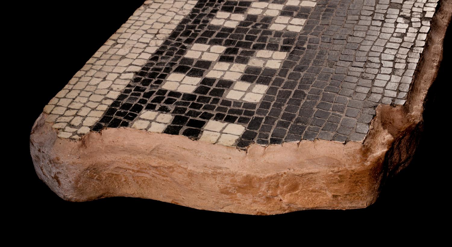 A Roman Mosaic Fragment Panel