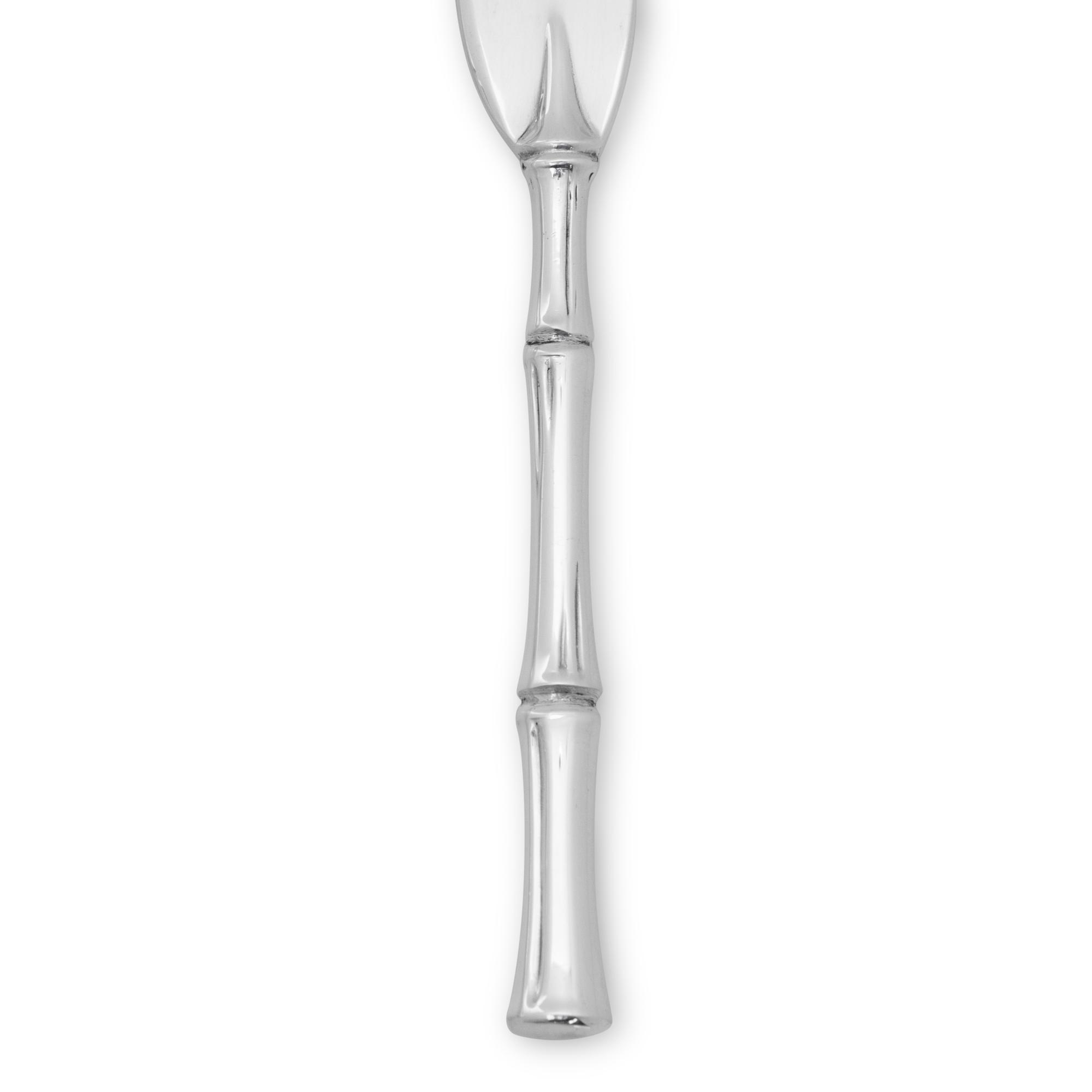 A Tiffany and Co. Bamboo Silver Flatware Service