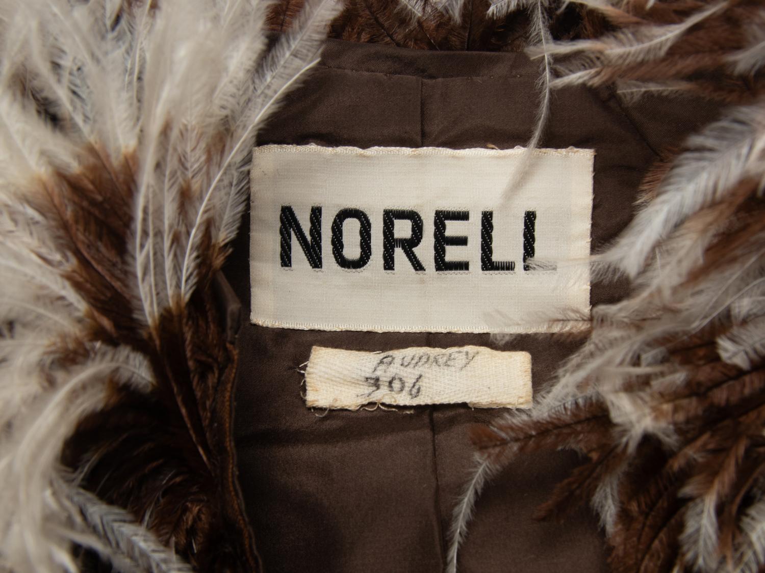 Norman Norell Ostrich Feather Coat, 1971