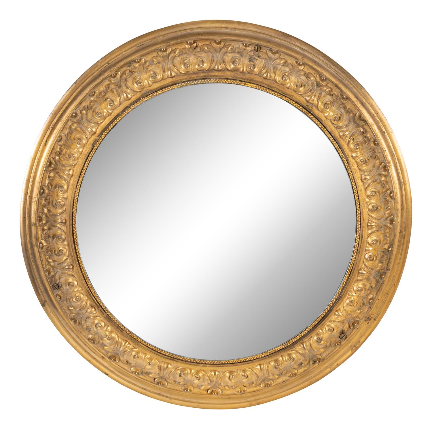 A Mirrored Gilt Bronze Table Plateau