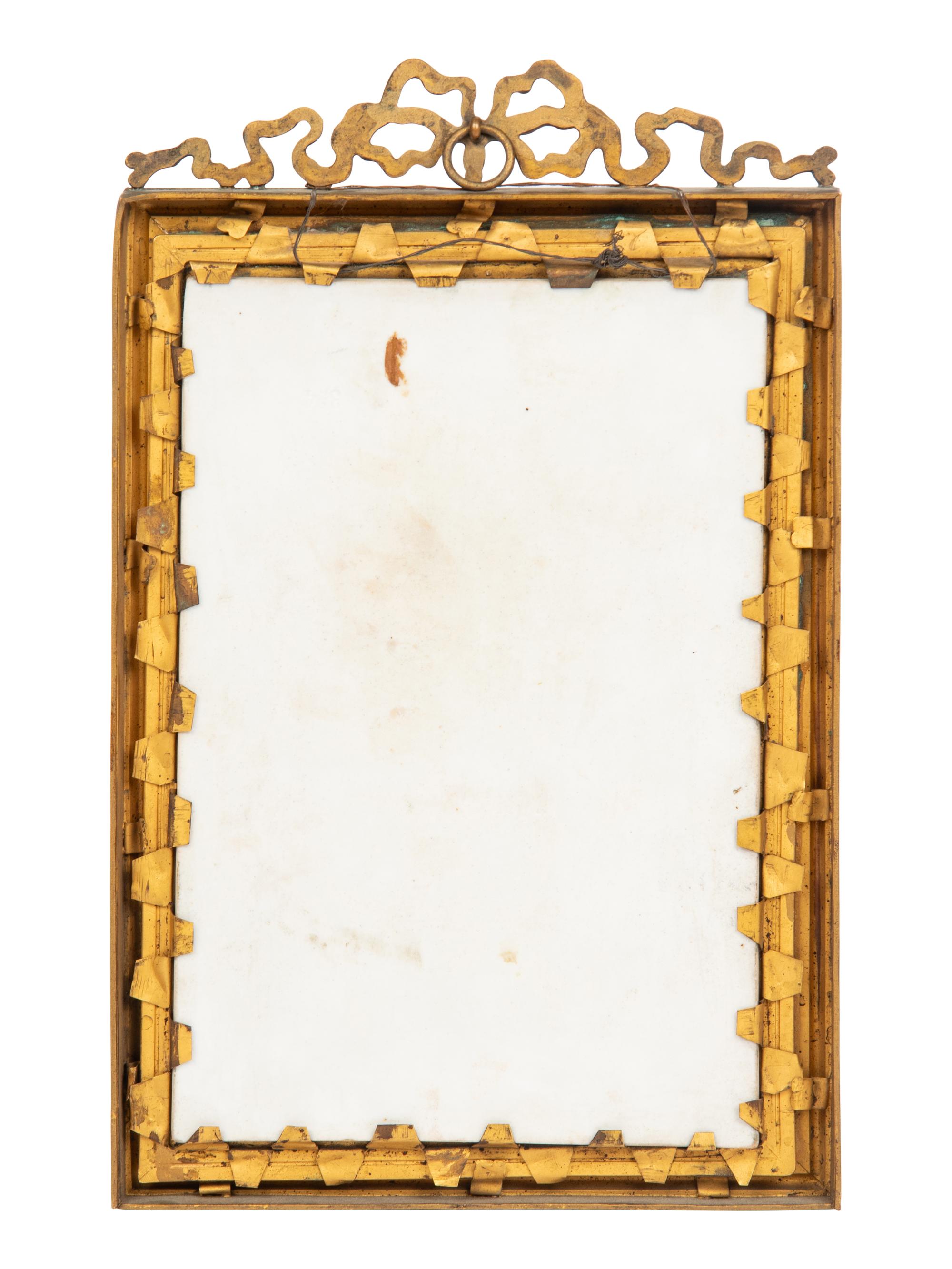 A Continental Painted Porcelain Plaque