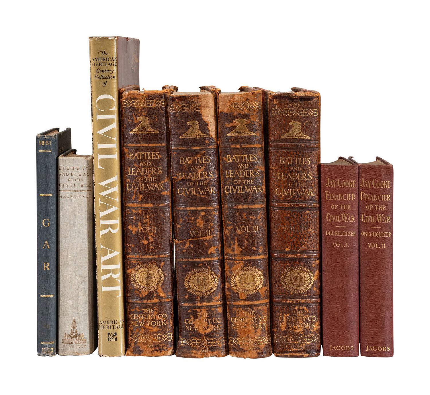 [CIVIL WAR]. General histories of the Civil War in 70+ volumes.