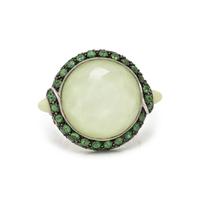 STEPHEN WEBSTER, WHITE GOLD AND MULTIGEM RING