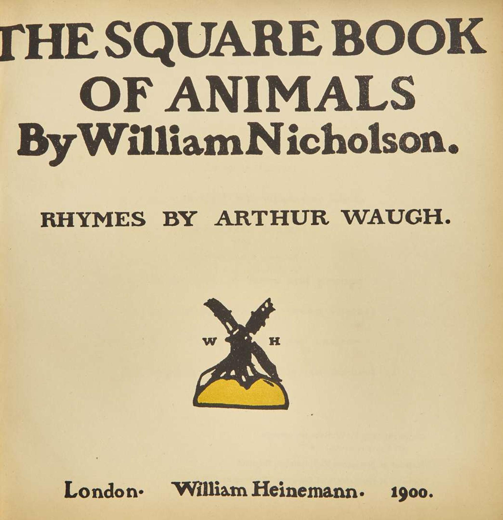 [Children's & Illustrated] Nicholson, William: The Square Book of Animals