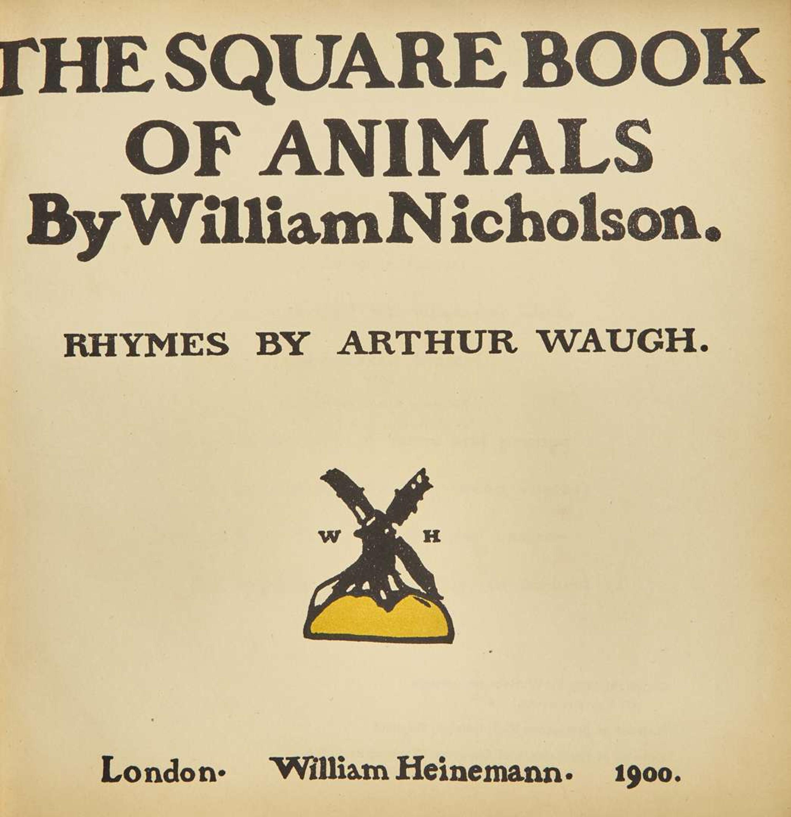 [Children's & Illustrated] Nicholson, William: The Square Book of Animals