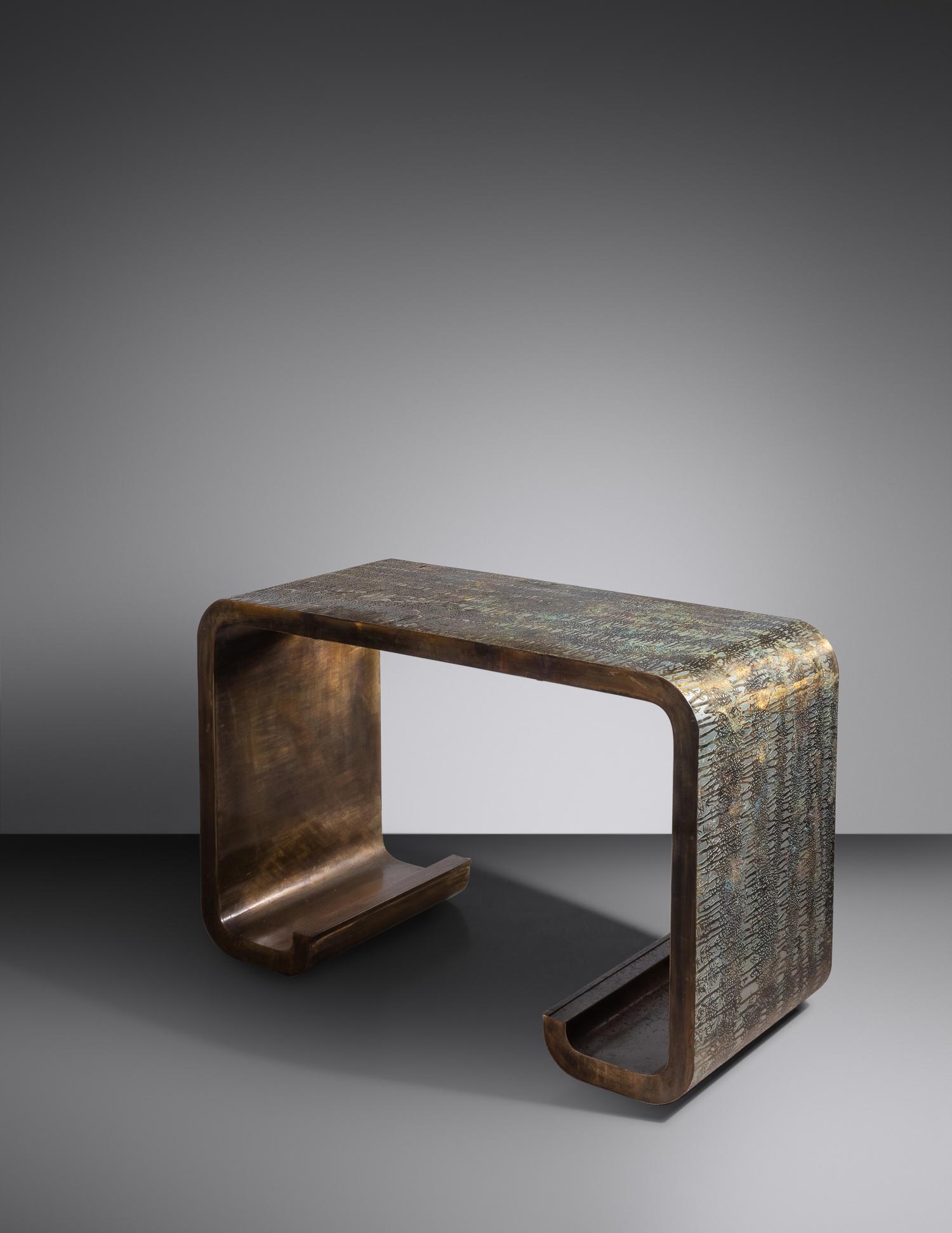 Important Eternal Forest Console Table LaVerne Collection, USA