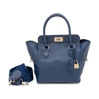 Hermès, Toolbox 20 Bag in Bleu Saphir Swift