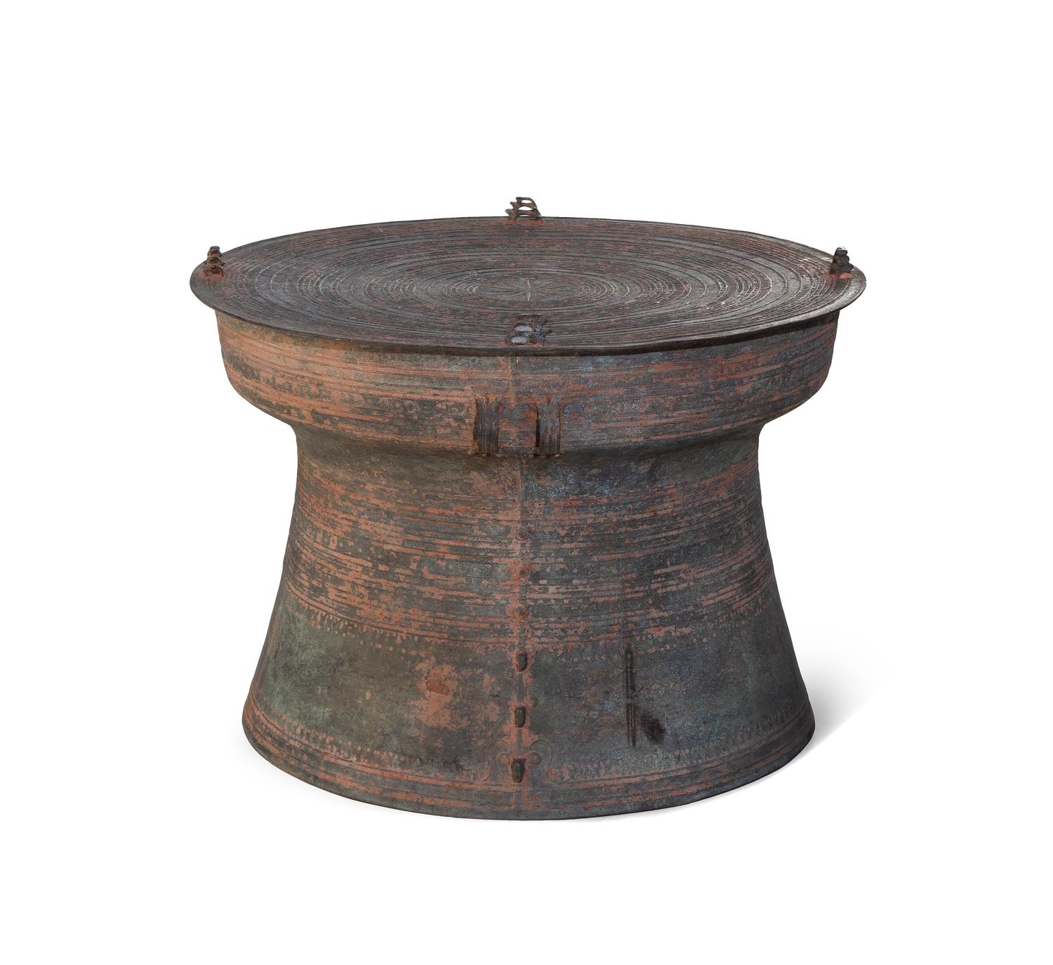A Southeast Asian Bronze Rain Drum