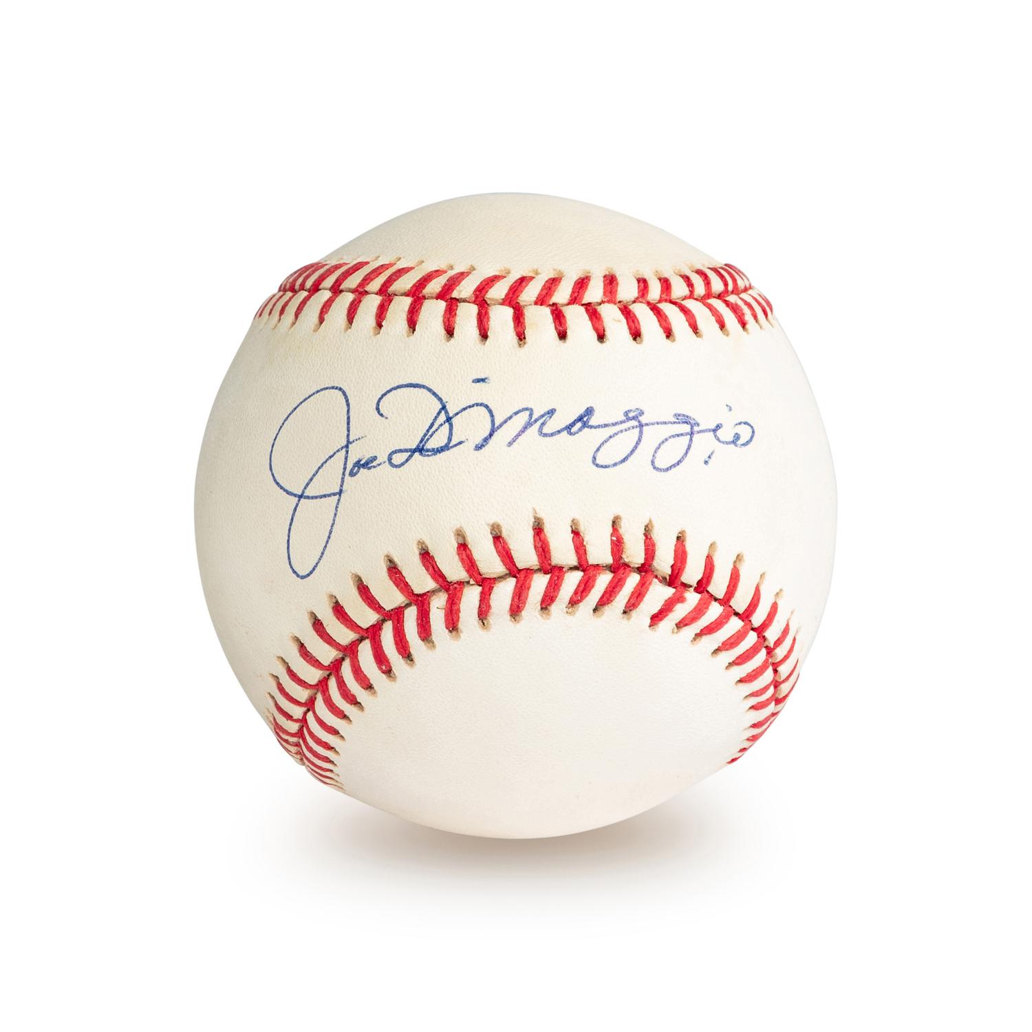 A Joe DiMaggio Single Signed Autograph Baseball (Beckett Authentication Services)