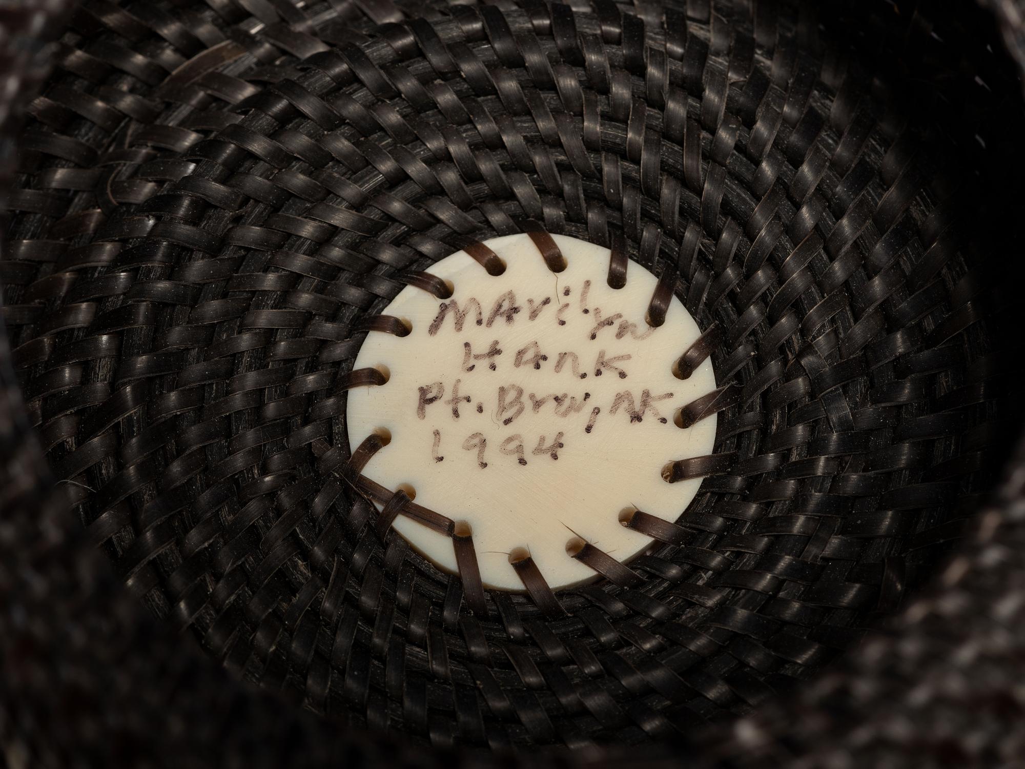 Baleen Basket, Halibut Finial