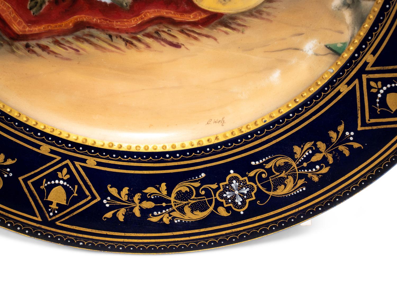A Vienna Porcelain Cabinet Plate