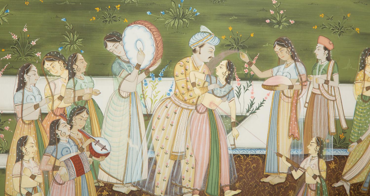 An Indian Pichwai Painting on Paper