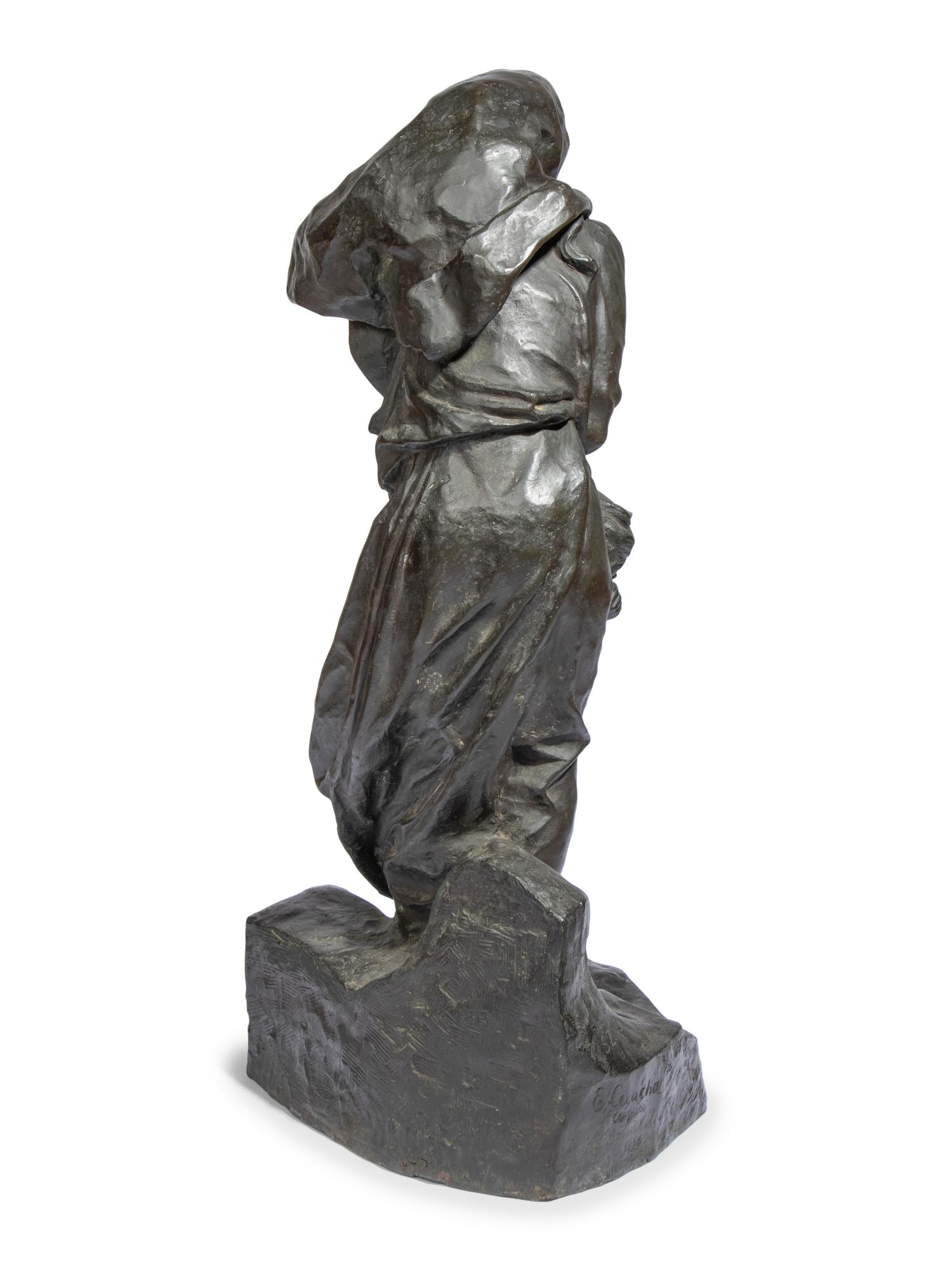 A Large Continental Bronze Figural Group