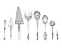 Seven Silver Serving Articles