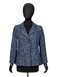 Chanel, Heathered Blue Fantasy Tweed Jacket