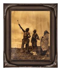 CURTIS, Edward (1868-1952), photographer. The Oath, Apsaroke.
