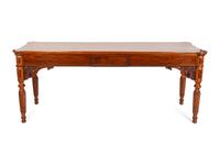 An Edwardian Carved Mahogany Ninepins Table — CIRCA 1900