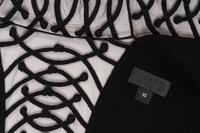 Ralph Rucci Crepe and Net Bolero Jacket