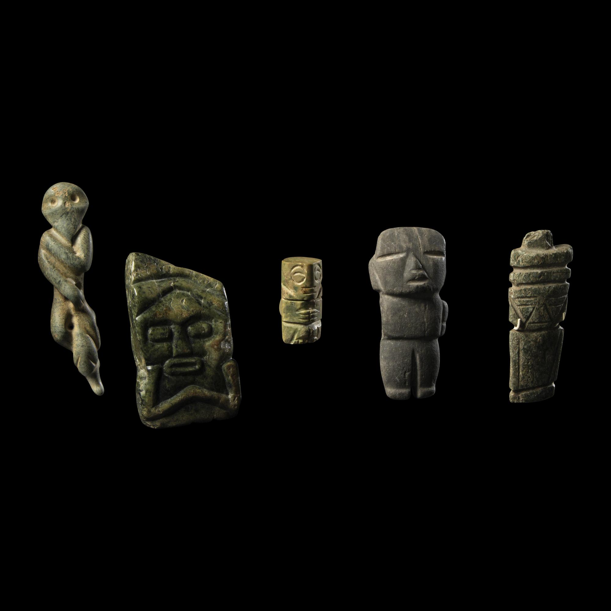Five Pre-Columbian Stone Items
