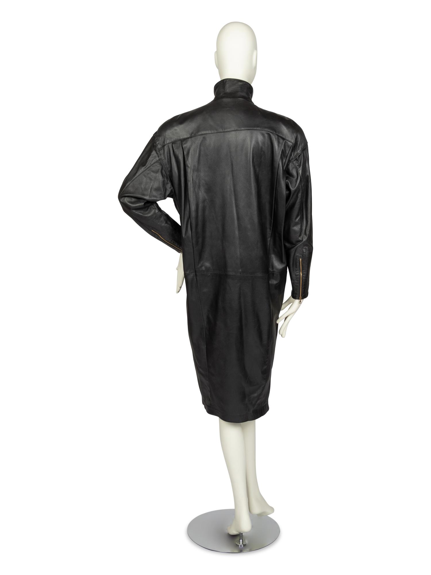 Six Designer Leather Items: Fendi & Gianfranco Ferre, 1980s