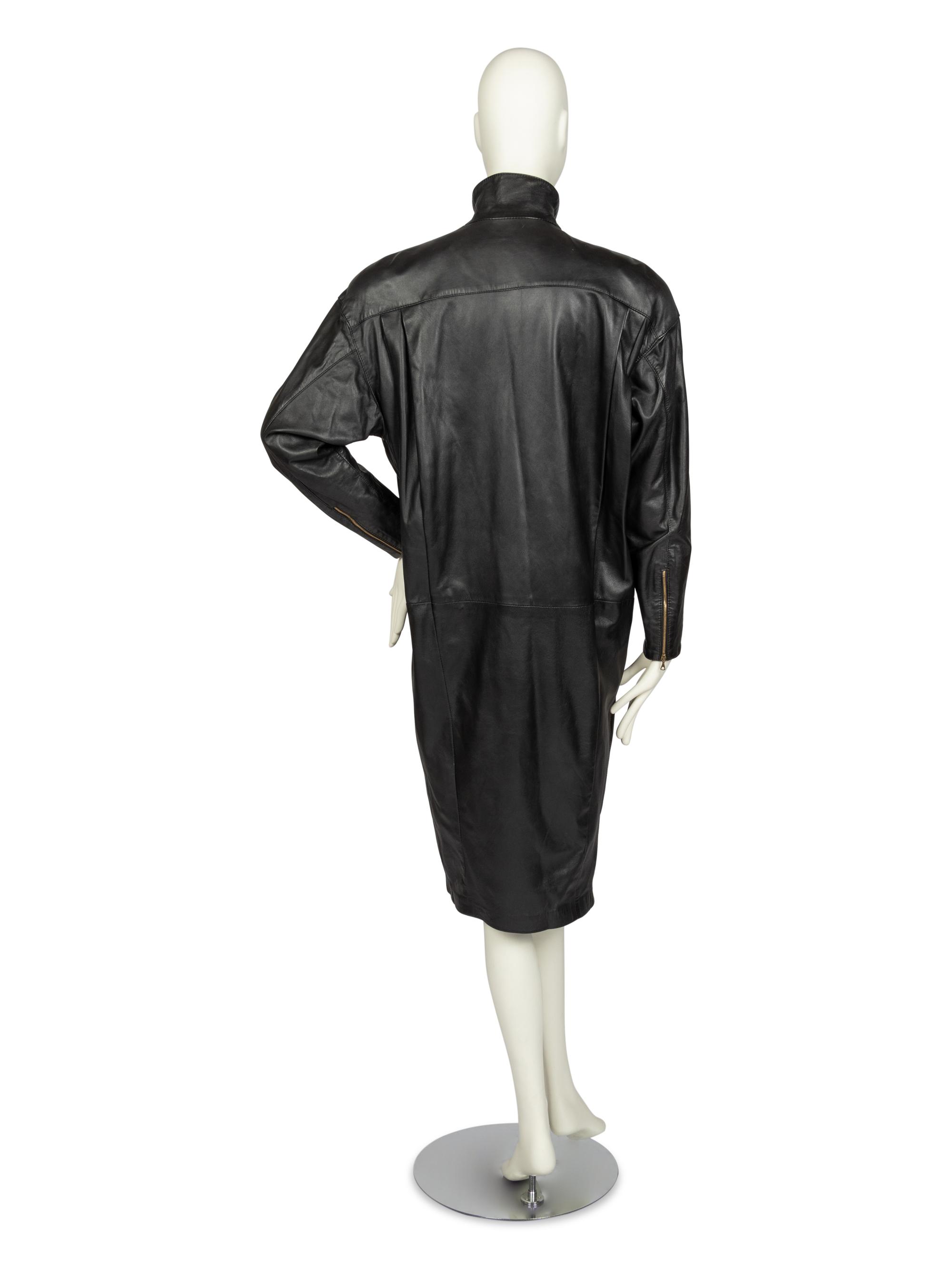 Six Designer Leather Items: Fendi & Gianfranco Ferre, 1980s