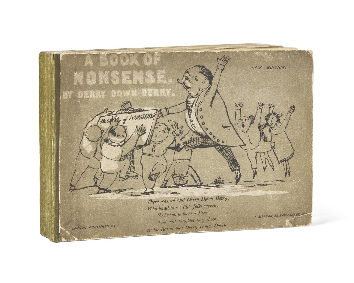 (Lear, Edward). A Book of Nonsense. By Derry Down Derry