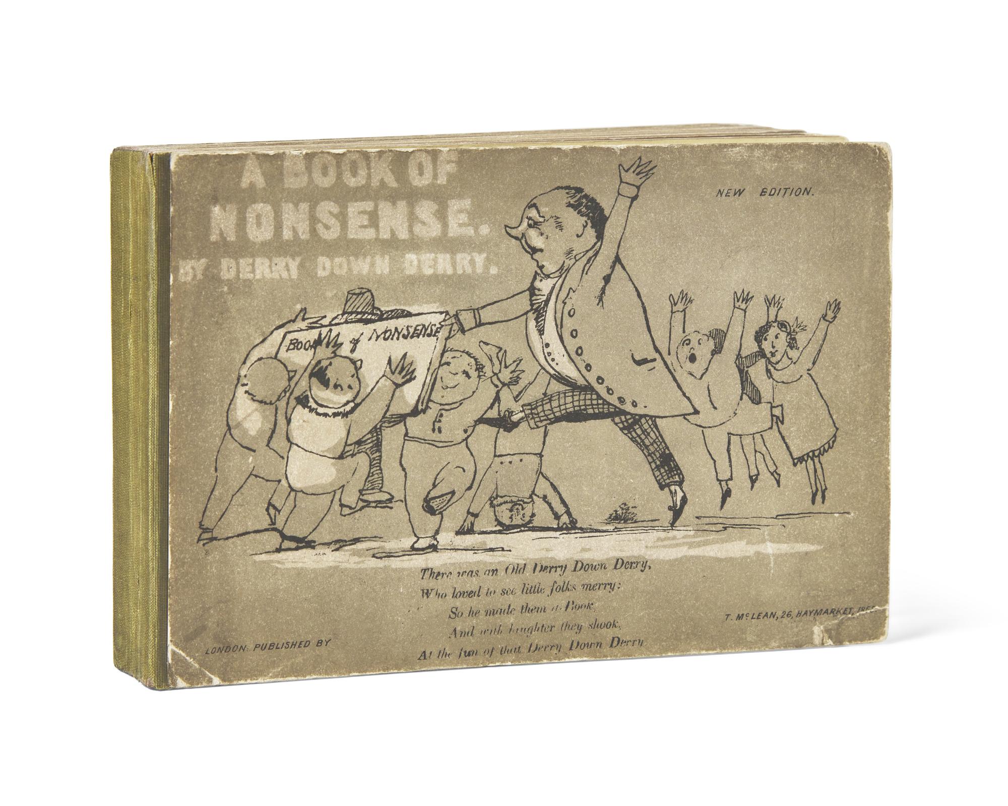 (Lear, Edward). A Book of Nonsense. By Derry Down Derry
