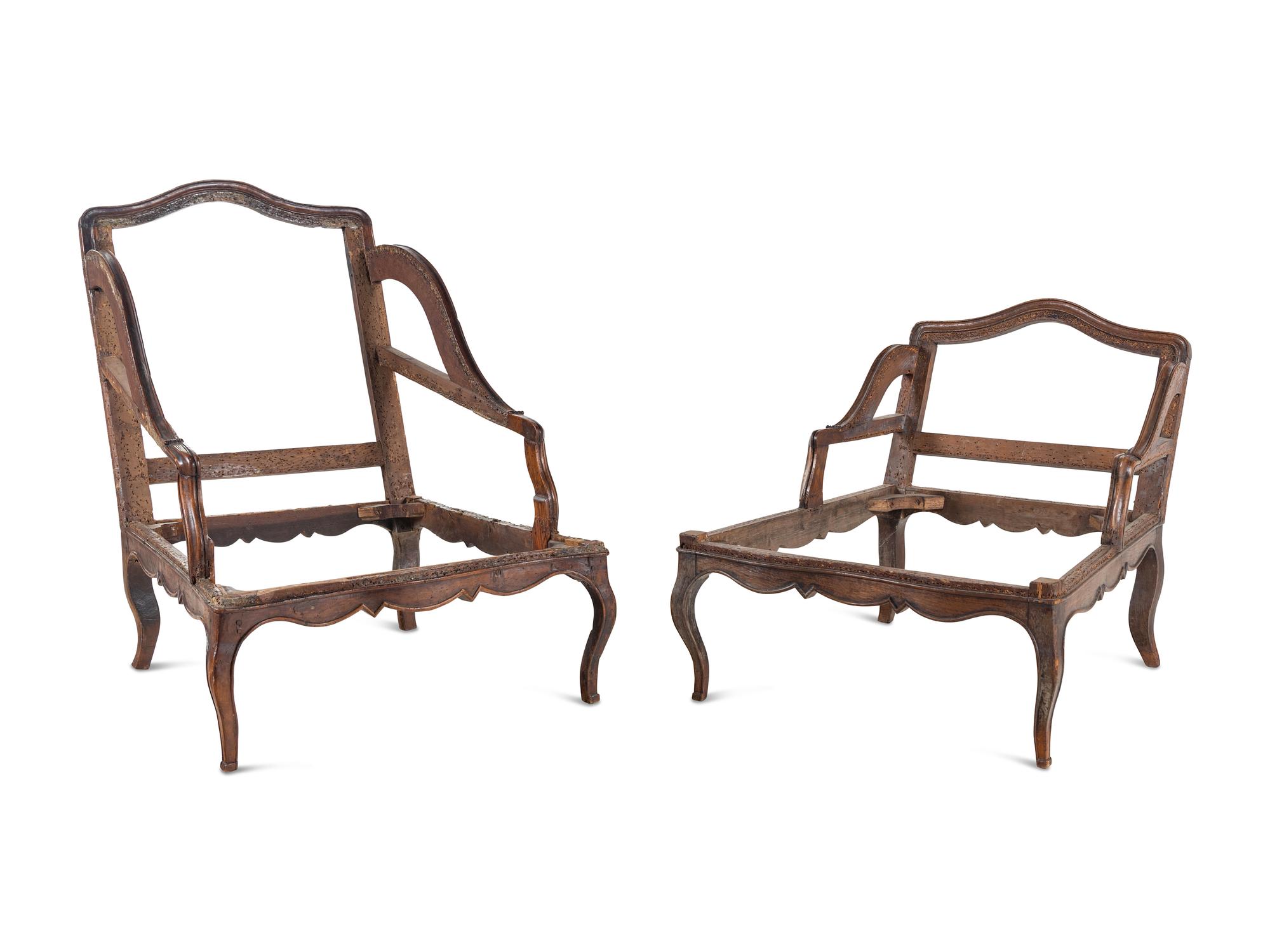 A Louis XV Walnut Duchesse Brisée