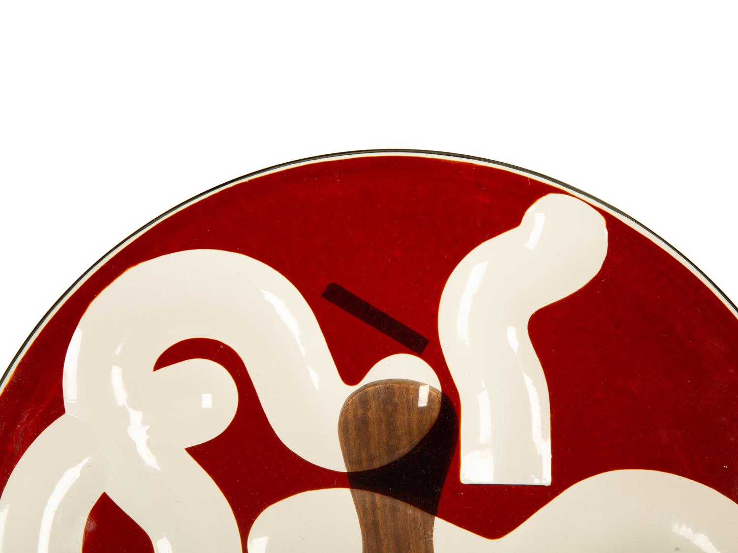 An Art Glass Plate by Vladimir Klein — 20th Century