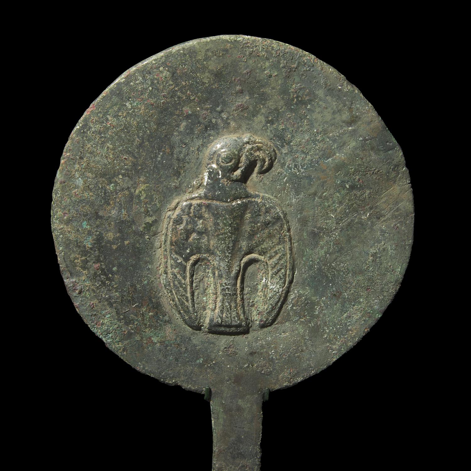 A Byzantine Bronze Mirror with an Eagle