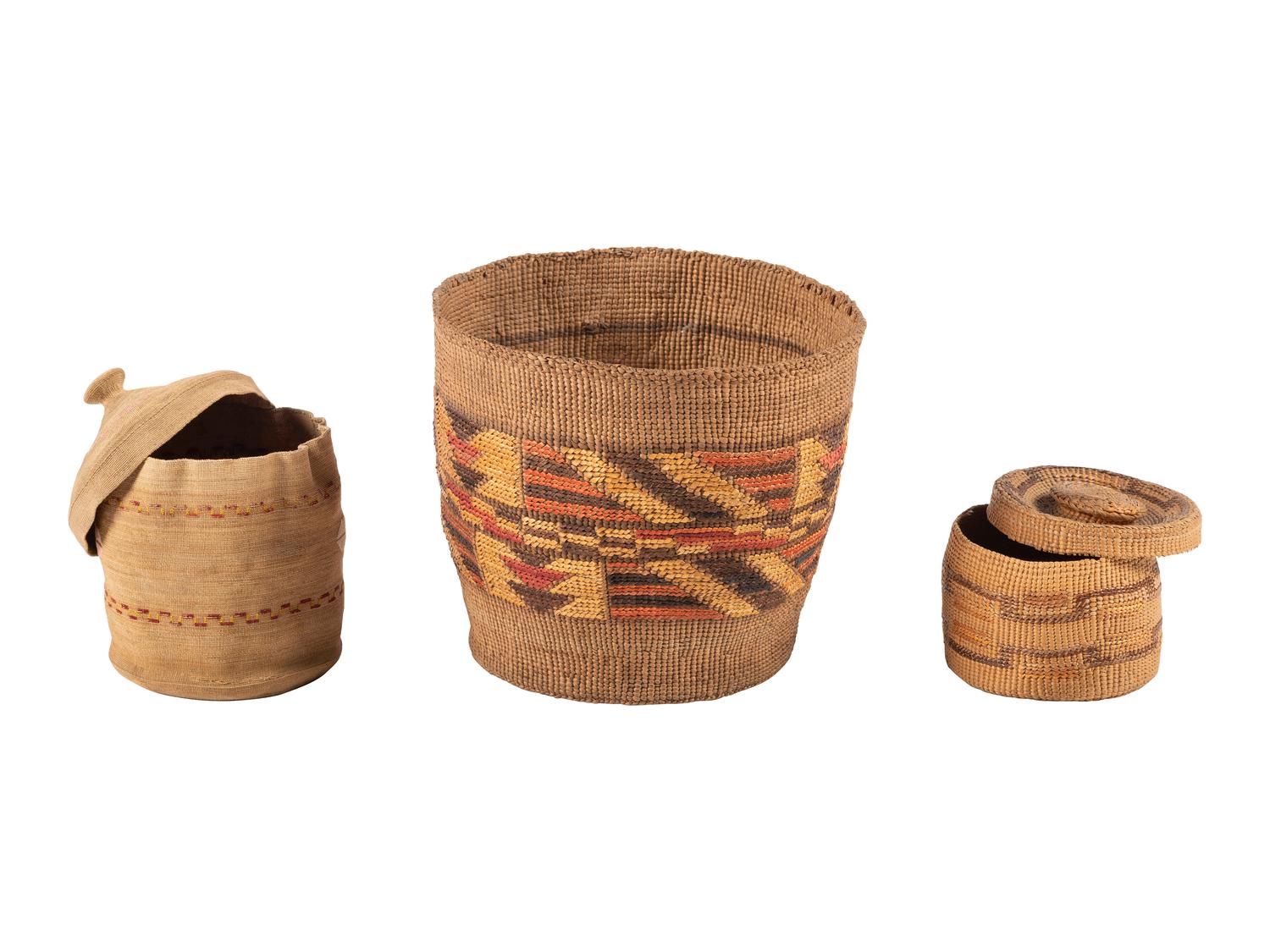 Tlingit and Attu Baskets