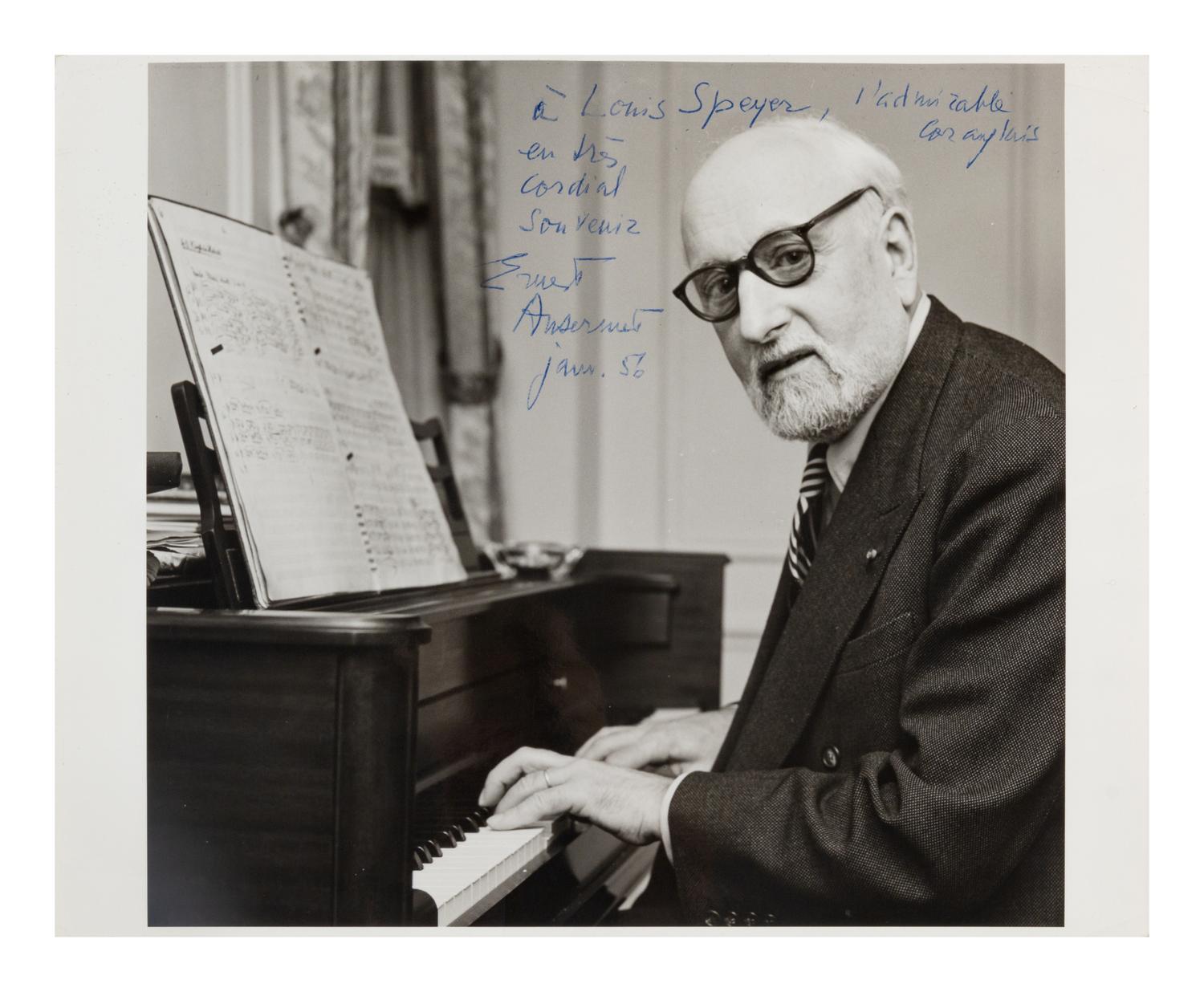 [20TH-CENTURY CONDUCTORS]. A group of 6 signed photographs of conductors from the 20th century, comprising images of: