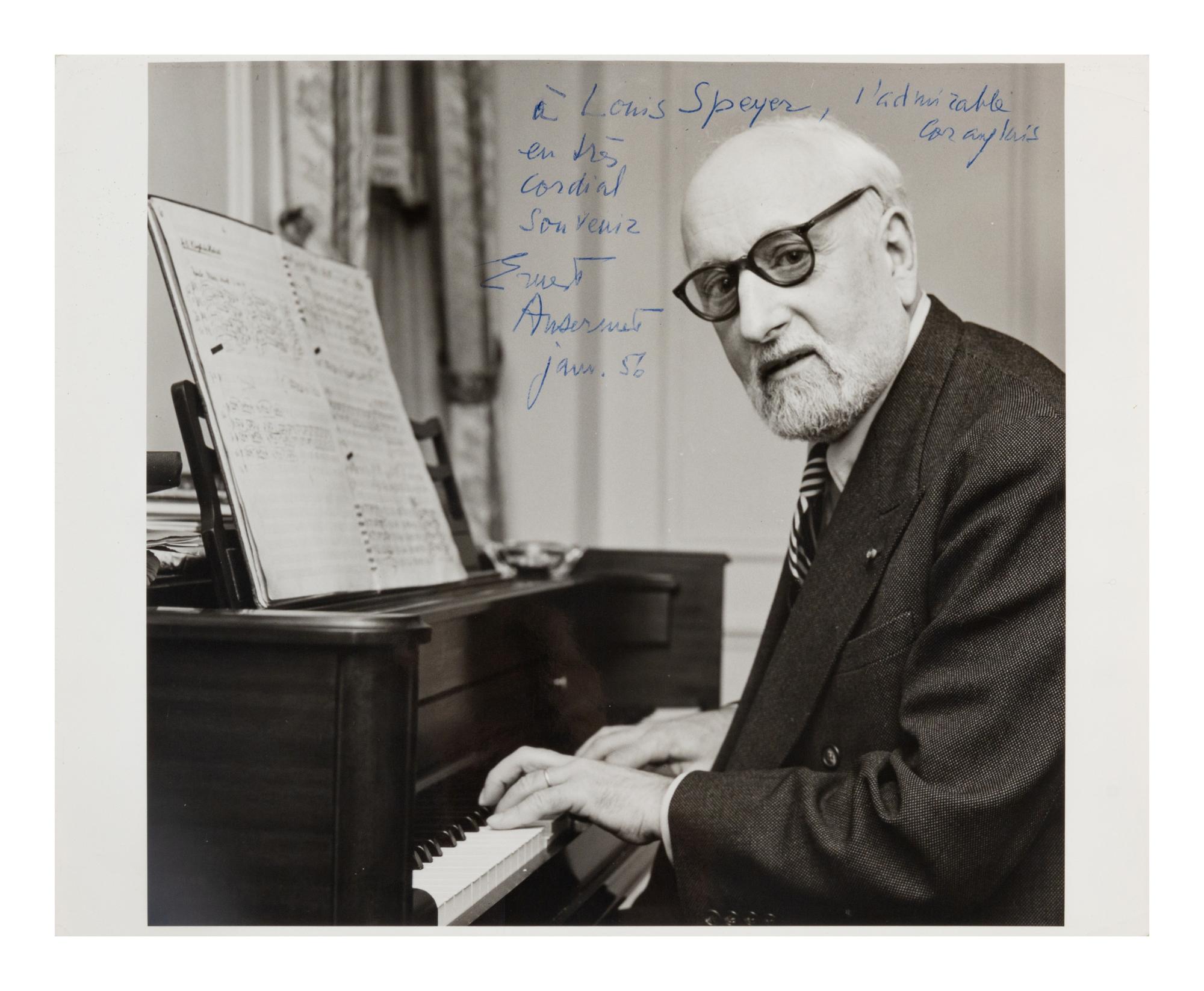 [20TH-CENTURY CONDUCTORS]. A group of 6 signed photographs of conductors from the 20th century, comprising images of:
