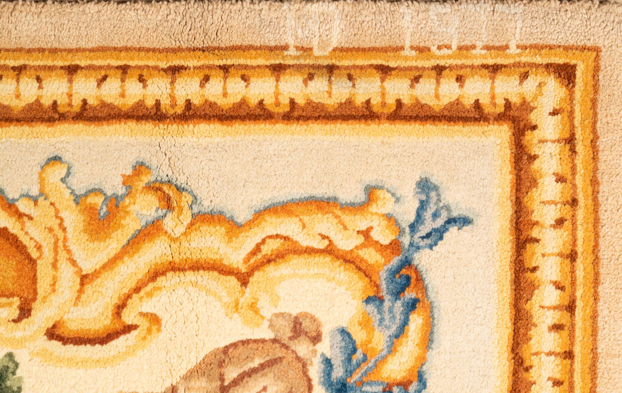 A Savonnerie Style Wool Rug