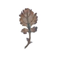 BUCCELLATI, STERLING SILVER OAK LEAF BROOCH