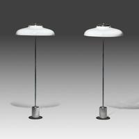 Floor lamps model 1005/B, pair, c. 1963 Arteluce, Italy