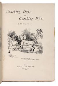 TRISTRAM, W. Outram. Coaching Days and Coaching Ways. London: Macmillan and Co., 1888.