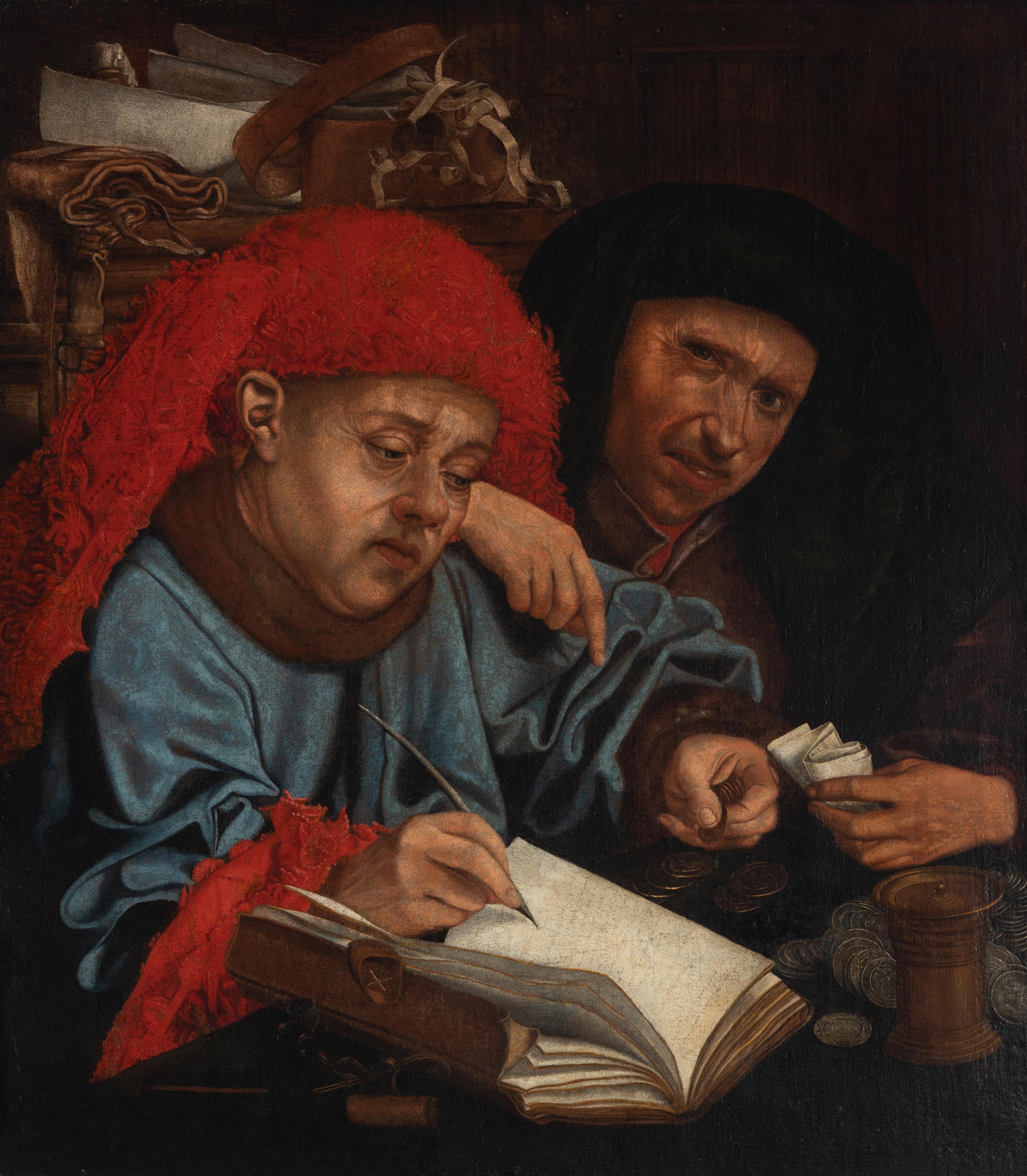 After Marinus van Reymerswaele (Dutch, c. 1490- c. 1567) — The Money Lenders