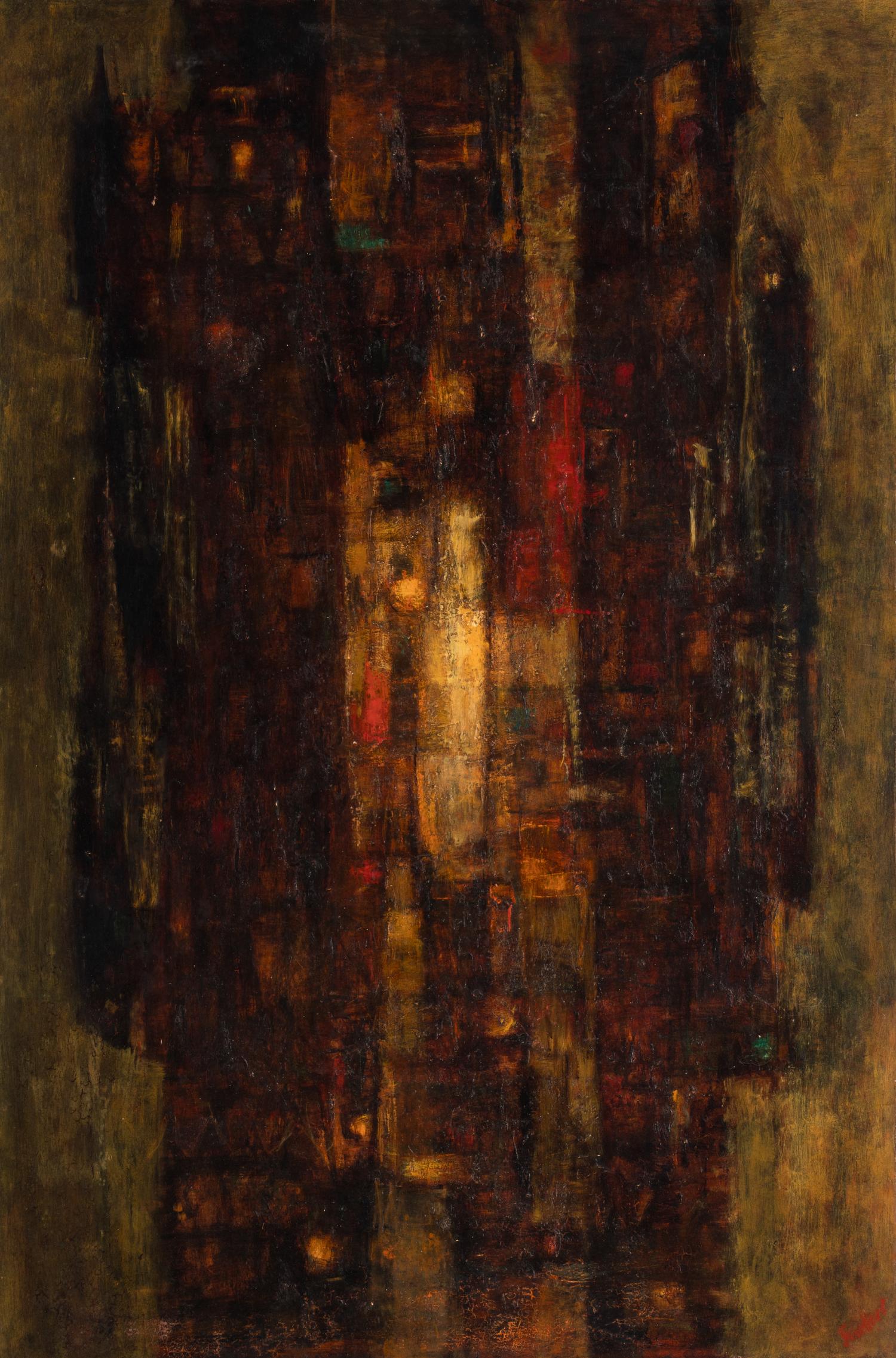 Factory (Impressionistic of City Lights)