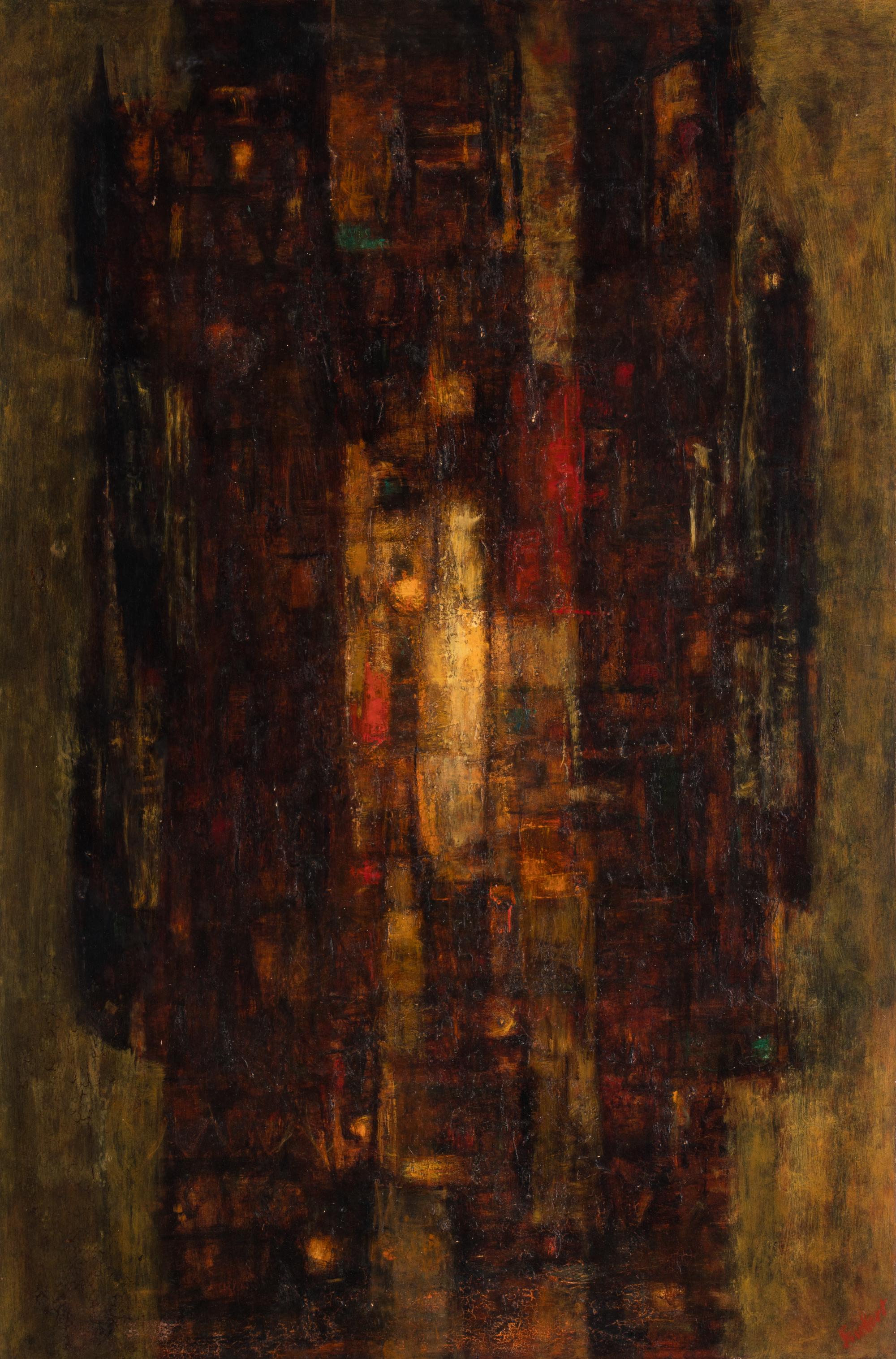 Factory (Impressionistic of City Lights)