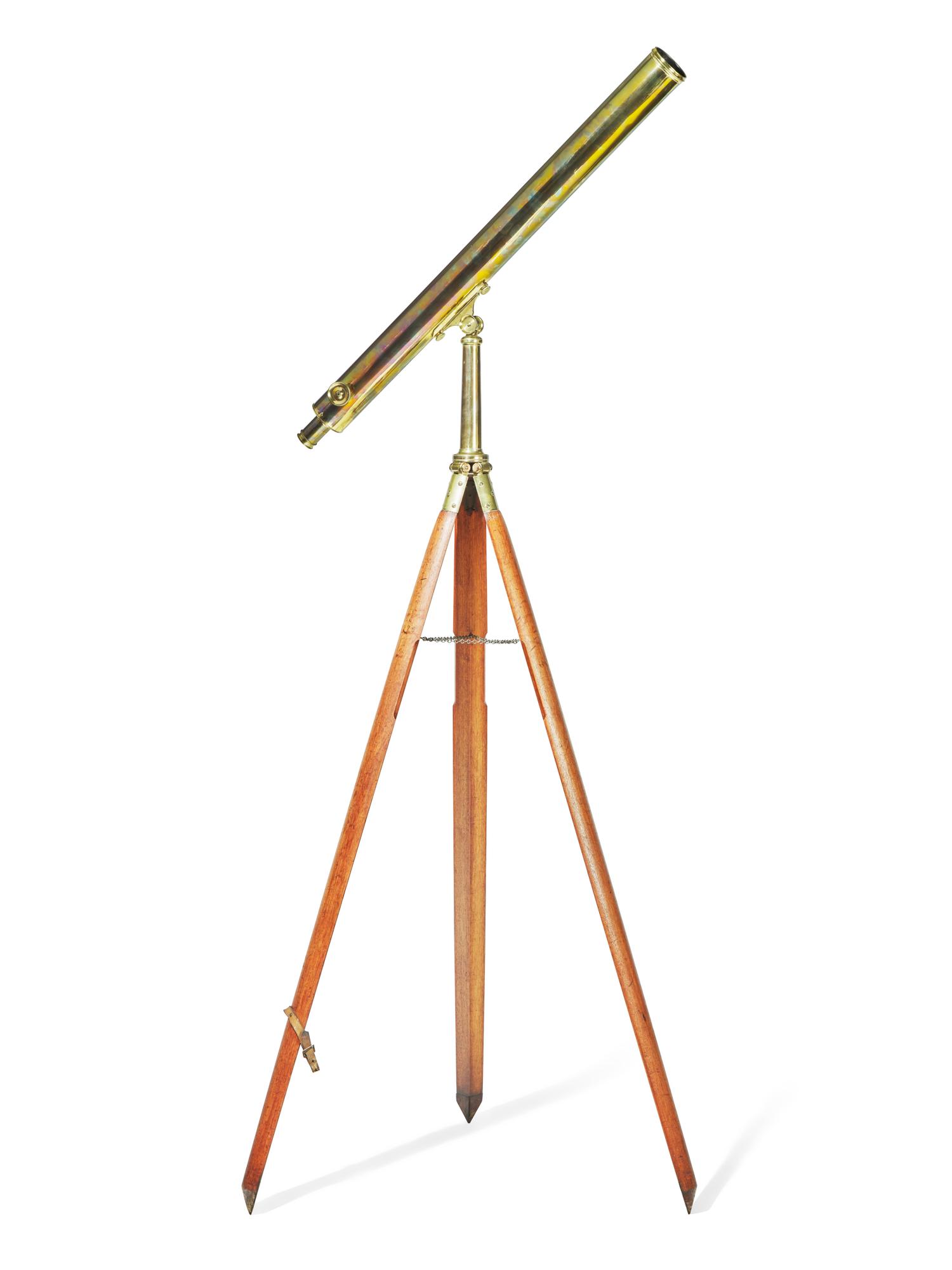 A Brass Telescope on Stand