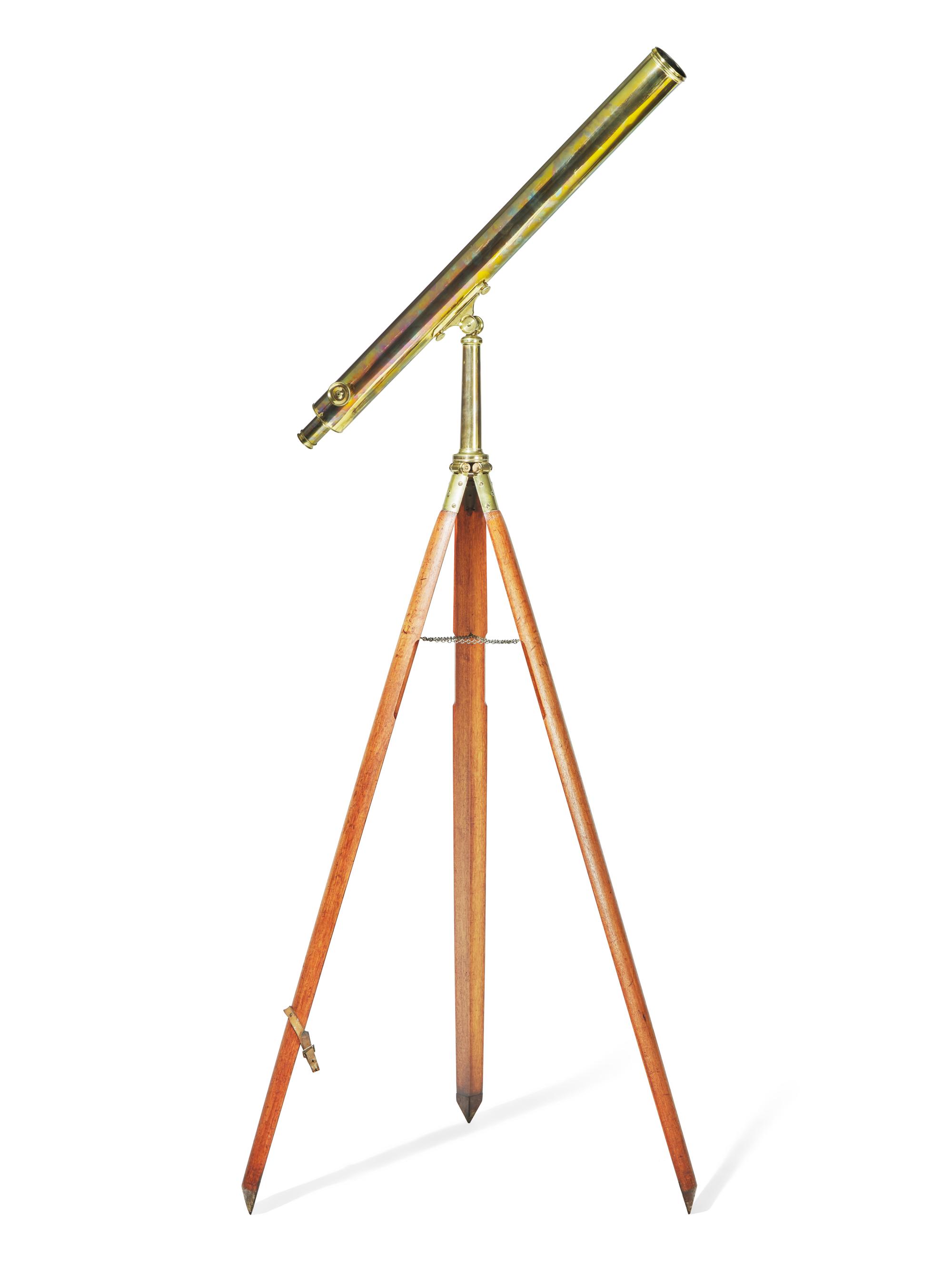 A Brass Telescope on Stand