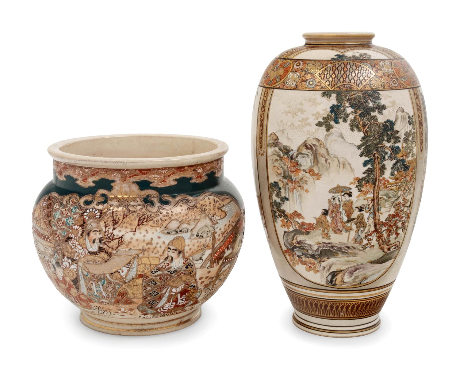 Two Japanese Satsuma Articles