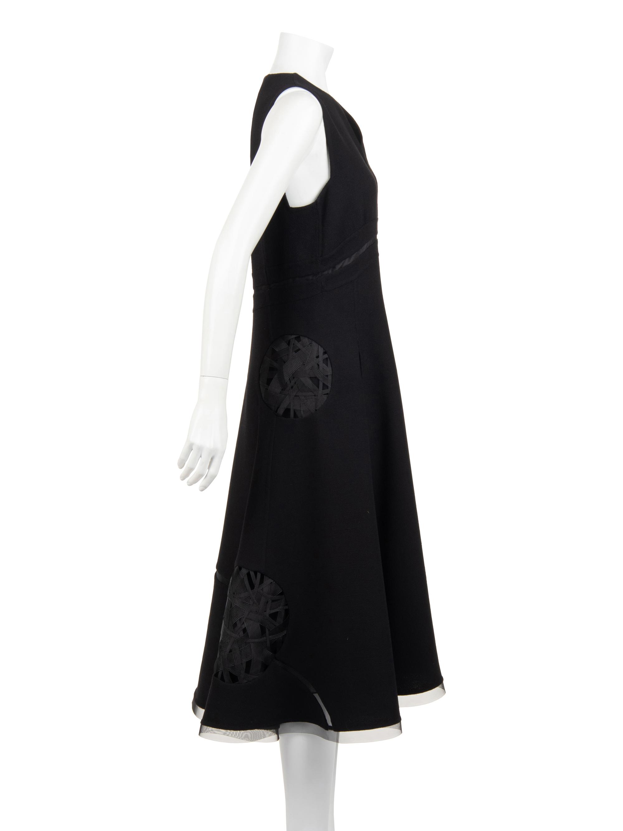 Ralph Rucci Wool Sleeveless Dress