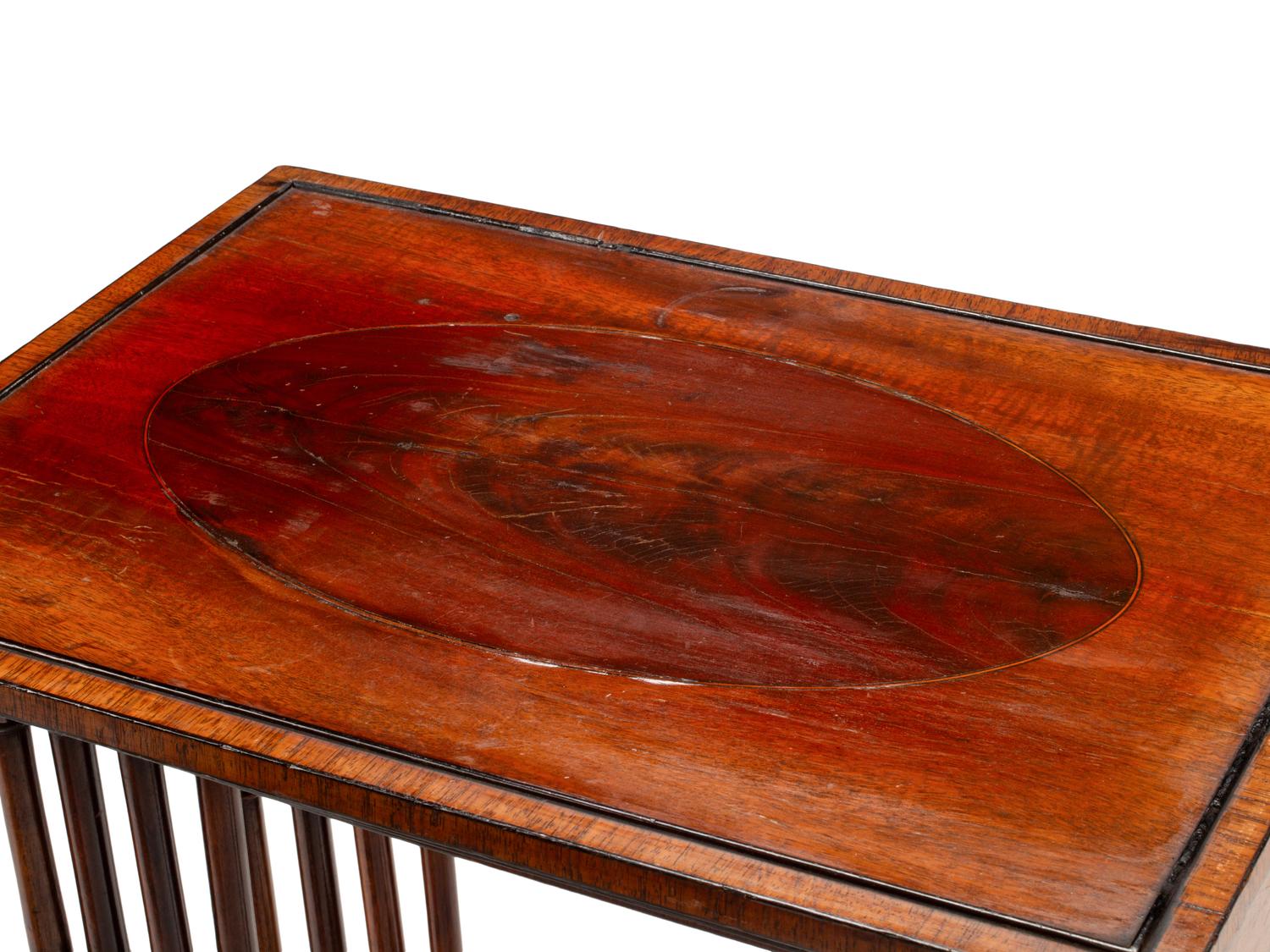 An English Marquetry Four-Stack Table