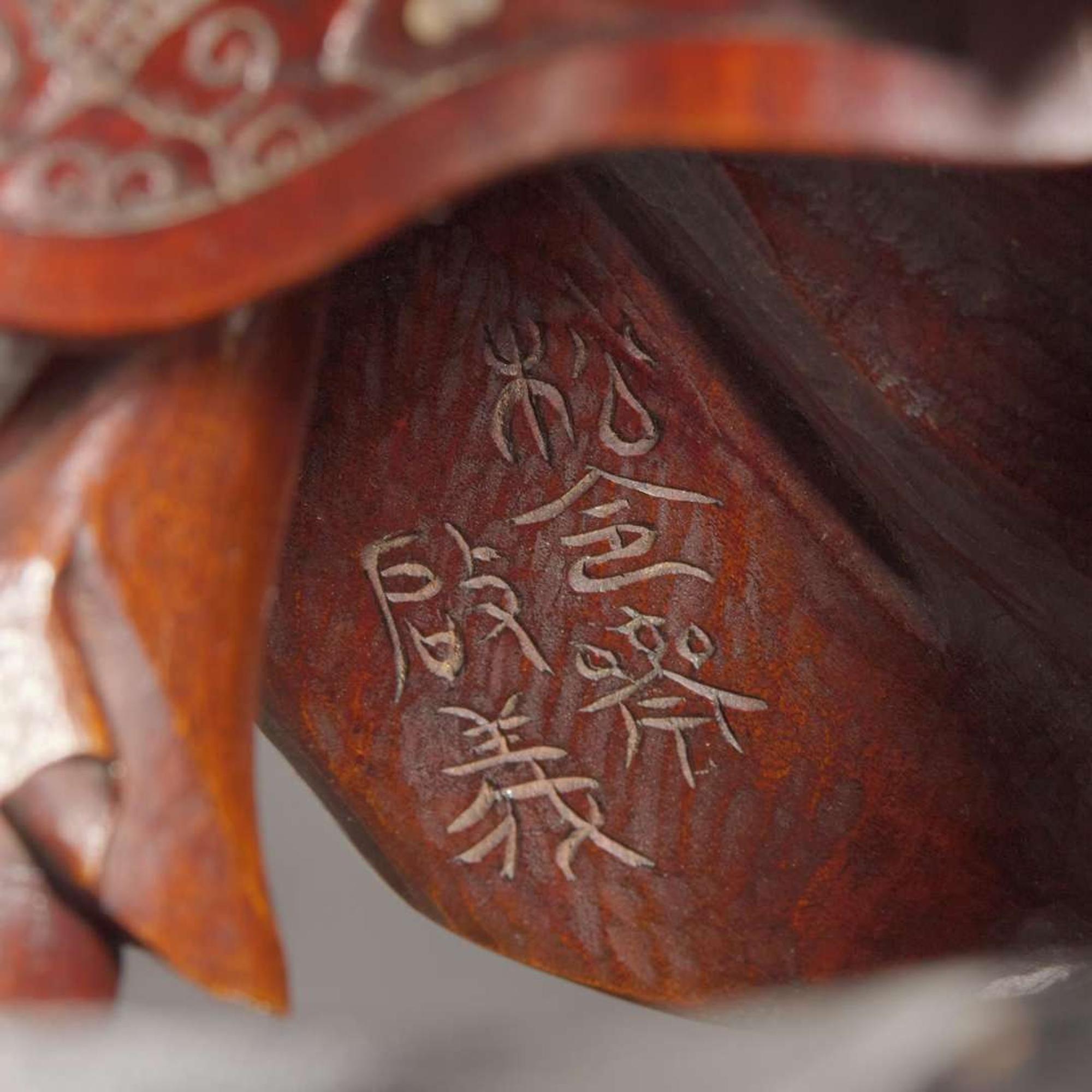 A pair of Japanese gilt-lacquered carved wood figures 日本鎏金木造像一对 Meiji/Taisho period ?????