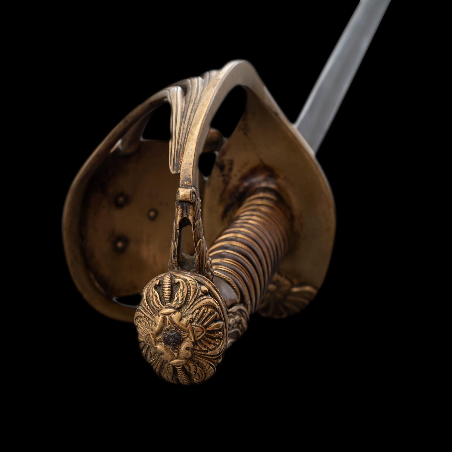Cent Guard Style Presentation Sword of Capt. A.T. Farwell 179th NY Infantry, KIA at The Crater and the Sword Captured by Capt. J.B. Hughes, 11th AL Infantry